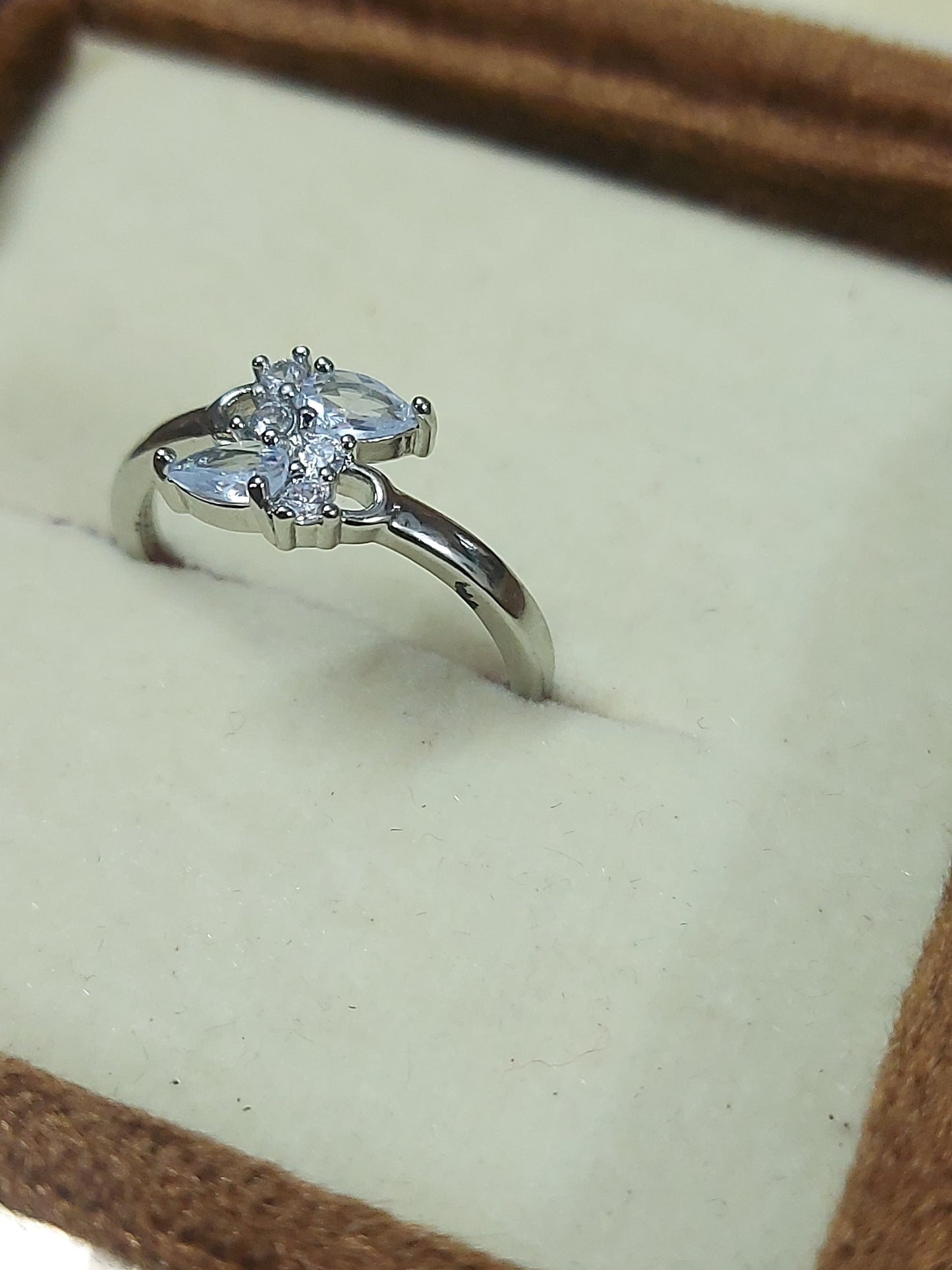 Shine Bright: Silver Finger Ring for Girls