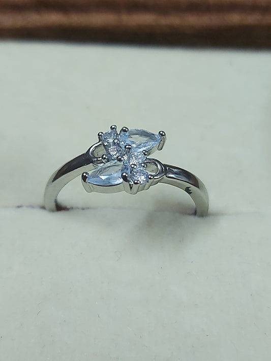 Shine Bright: Silver Finger Ring for Girls