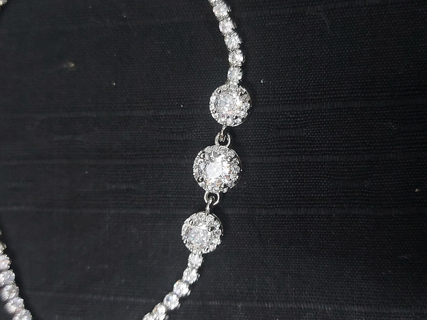 Elegant Silver Diamond Girls Bracelet – Sparkle with Style